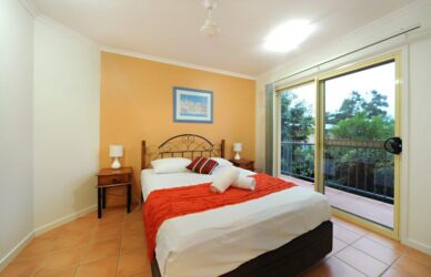 at Beach Court Holiday Villas main bedroom