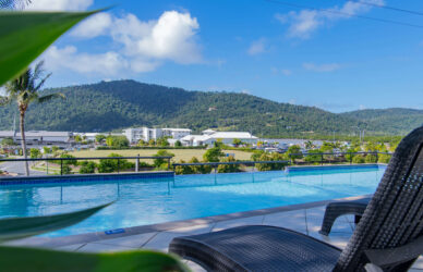 at Waterfront Whitsunday Retreat swimming pool