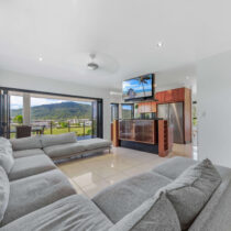 at Waterfront Whitsunday Retreat penthouse lounge room