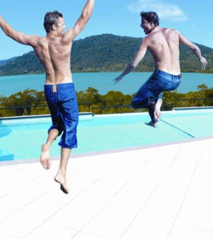 boys in pool