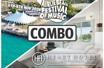 Heart Hotel and Gallery Whitsundays and Airlie Beach Festival of Music Comb deal