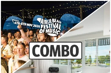 Airlie Beach Festival of Music Accommodation Package banner