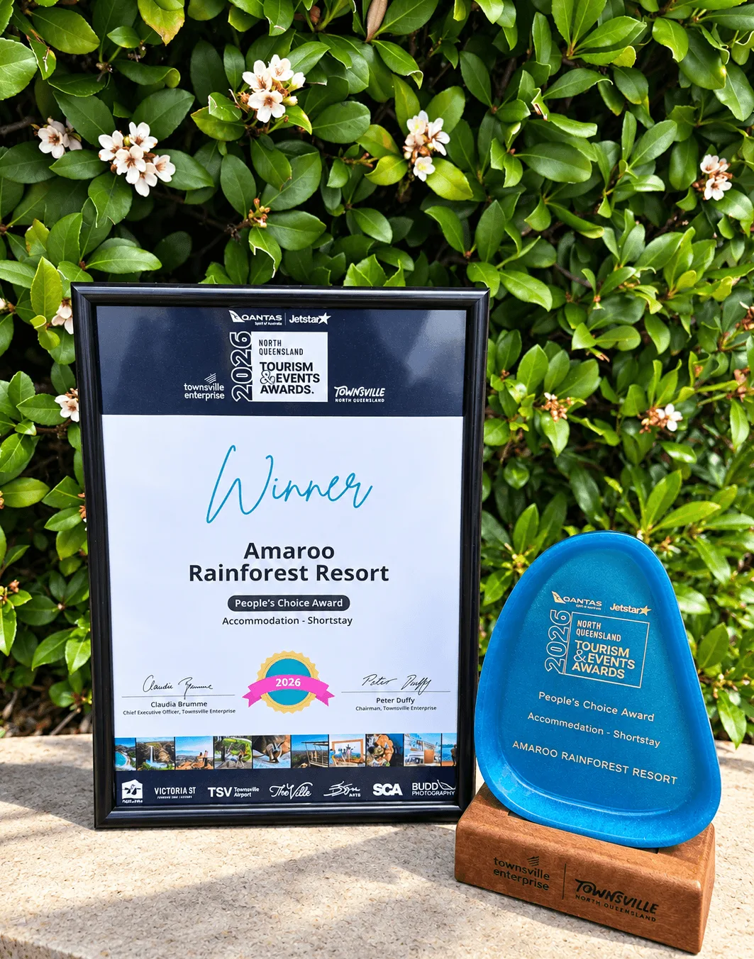 Amaroo Rainforest Resort Celebrates People’s Choice Win at the 2026 North Queensland Tourism and Events Awards